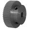 B&B Manufacturing 48-3P09-6A4, Timing Pulley, Aluminum, Clear Anodized,  48-3P09-6A4 - alternate 1